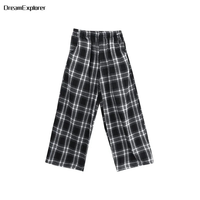 Boys Hip Hop Cool Plaid Shirt Street Dance Pants Girls K-pop Blouse Baggy Sweatpants Children Streetwear Kid Jazz Clothes Sets